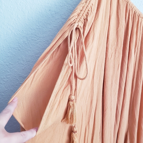 Free People Celeste Convertible Tunic / Skirt In Mossy Gold - Picture 5 of 8